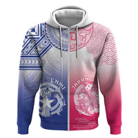 Custom Northern Mariana Islands And Japan Together Hoodie