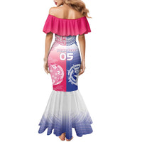 Custom Northern Mariana Islands And Japan Together Mermaid Dress