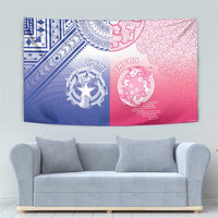 Northern Mariana Islands And Japan Together Tapestry