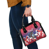 Guam Blue Marlin Fishing Shoulder Handbag Polynesian Style LT05 - Polynesian Pride
