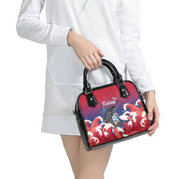 Guam Blue Marlin Fishing Shoulder Handbag Polynesian Style LT05 - Polynesian Pride