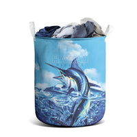Hawaii Blue Marlin Fishing Laundry Basket LT05 - Polynesian Pride