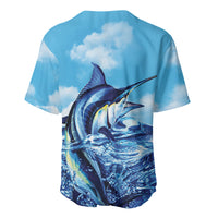 Hawaii Blue Marlin Fishing Baseball Jersey LT05 - Polynesian Pride