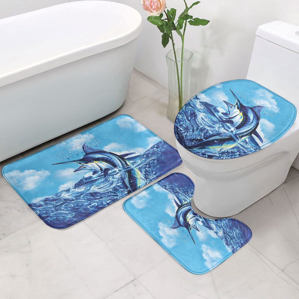 Hawaii Blue Marlin Fishing Bathroom Set LT05 - Polynesian Pride