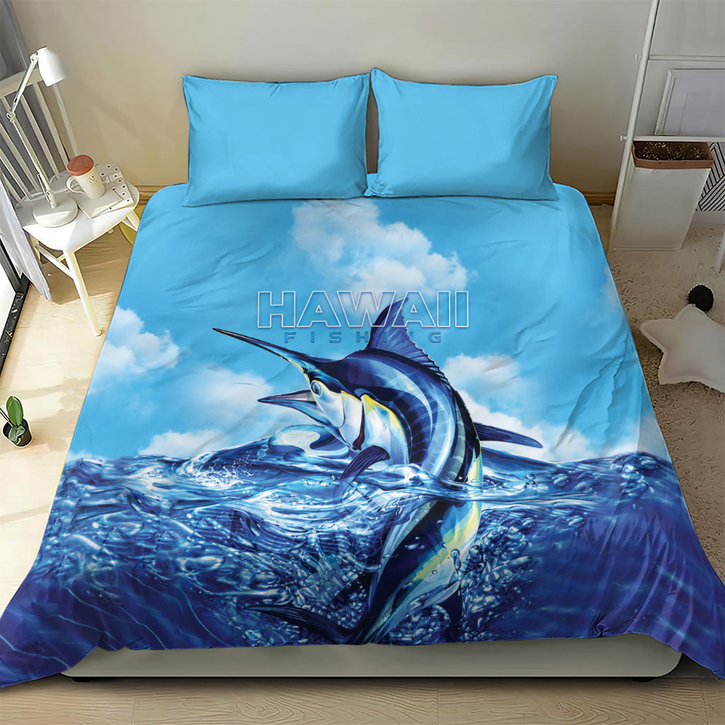 Hawaii Blue Marlin Fishing Bedding Set LT05 - Polynesian Pride