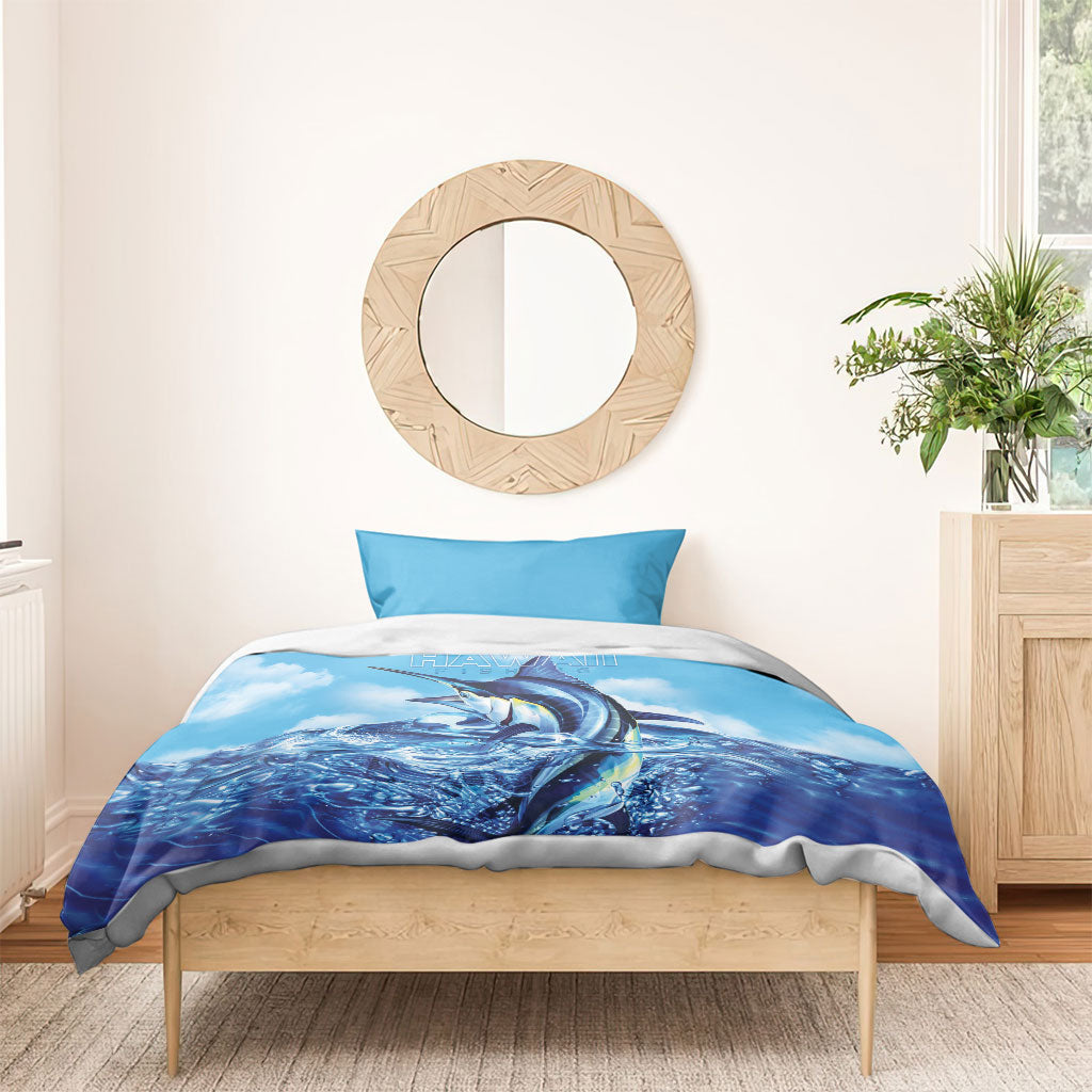 Hawaii Blue Marlin Fishing Bedding Set LT05 - Polynesian Pride