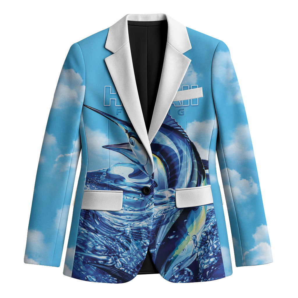 Hawaii Blue Marlin Fishing Blazer LT05 Unisex Blue - Polynesian Pride