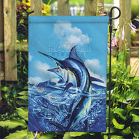 Hawaii Blue Marlin Fishing Garden Flag