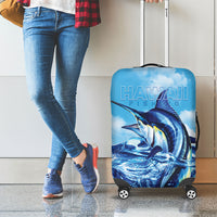 Hawaii Blue Marlin Fishing Luggage Cover LT05 - Polynesian Pride