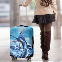 Hawaii Blue Marlin Fishing Luggage Cover LT05 - Polynesian Pride
