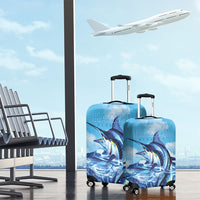 Hawaii Blue Marlin Fishing Luggage Cover LT05 - Polynesian Pride