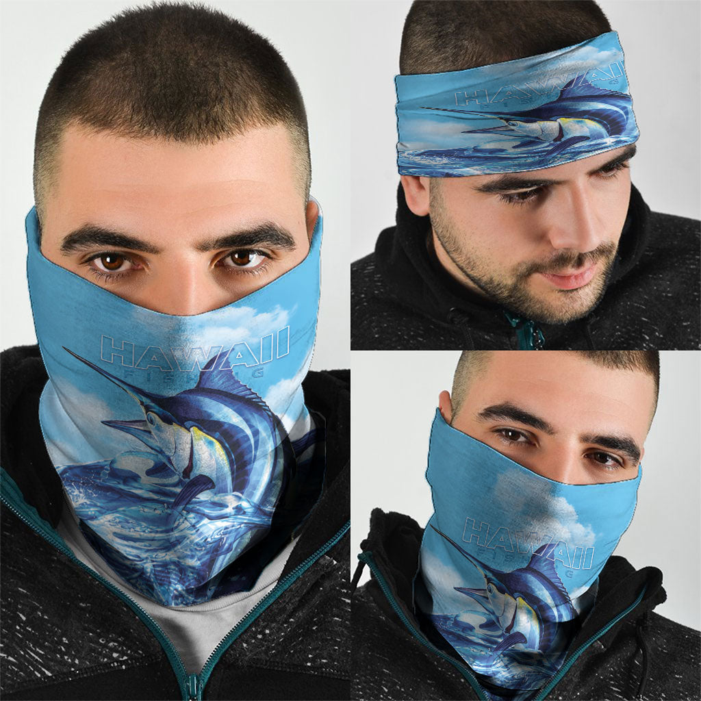 Hawaii Blue Marlin Fishing Neck Gaiter