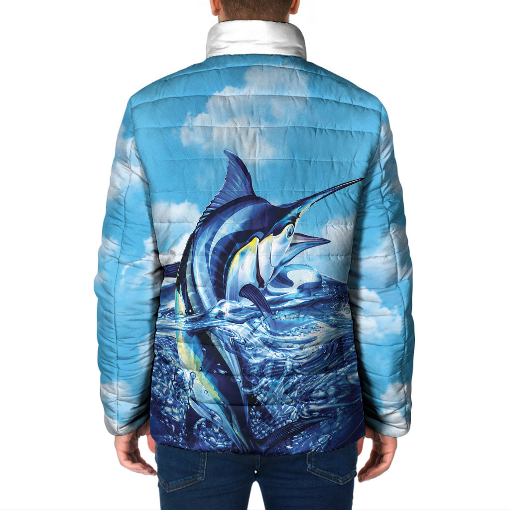 Hawaii Blue Marlin Fishing Padded Jacket LT05 - Polynesian Pride