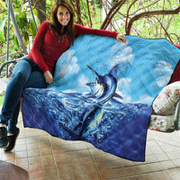 Hawaii Blue Marlin Fishing Quilt LT05 - Polynesian Pride