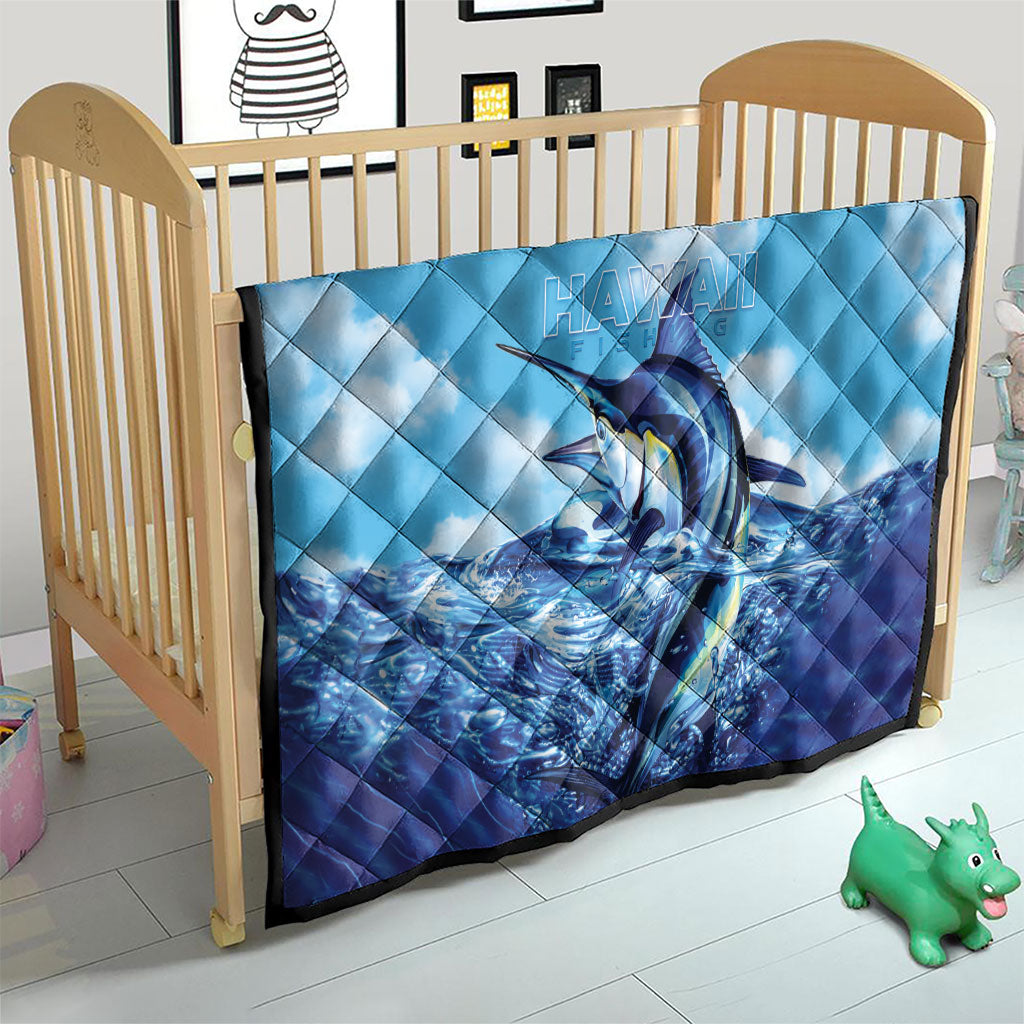 Hawaii Blue Marlin Fishing Quilt LT05 - Polynesian Pride