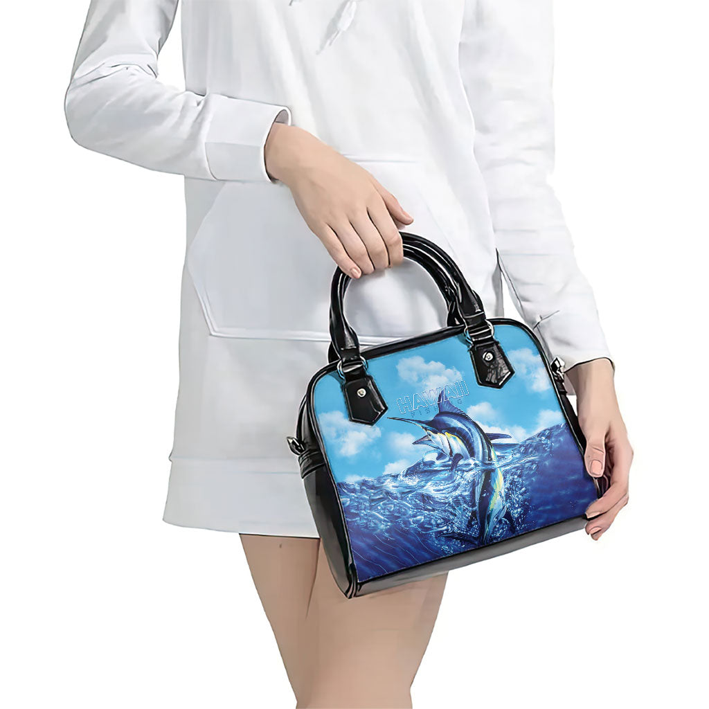 Hawaii Blue Marlin Fishing Shoulder Handbag