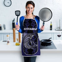 New Zealand Aotearoa Apron Blue Marlin Fishing Maori Pattern