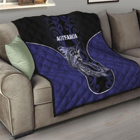New Zealand Aotearoa Quilt Blue Marlin Fishing Maori Pattern
