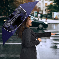 New Zealand Aotearoa Umbrella Blue Marlin Fishing Maori Pattern