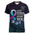Polynesia Suicide Prevention Awareness Women V-Neck T-Shirt Keep Going The World Needs You