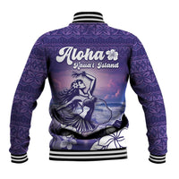 Aloha Hawaii Kauai Island Baseball Jacket Hula Till You Drop