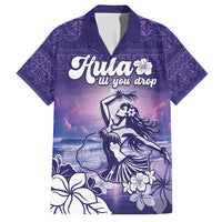 Aloha Hawaii Kauai Island Family Matching Tank Maxi Dress and Hawaiian Shirt Hula Till You Drop