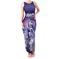 Aloha Hawaii Kauai Island Family Matching Tank Maxi Dress and Hawaiian Shirt Hula Till You Drop