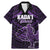 Personalised Hawaii Kauai Island Family Matching Mermaid Dress and Hawaiian Shirt Rooster Tribal Tattoo Simple Style