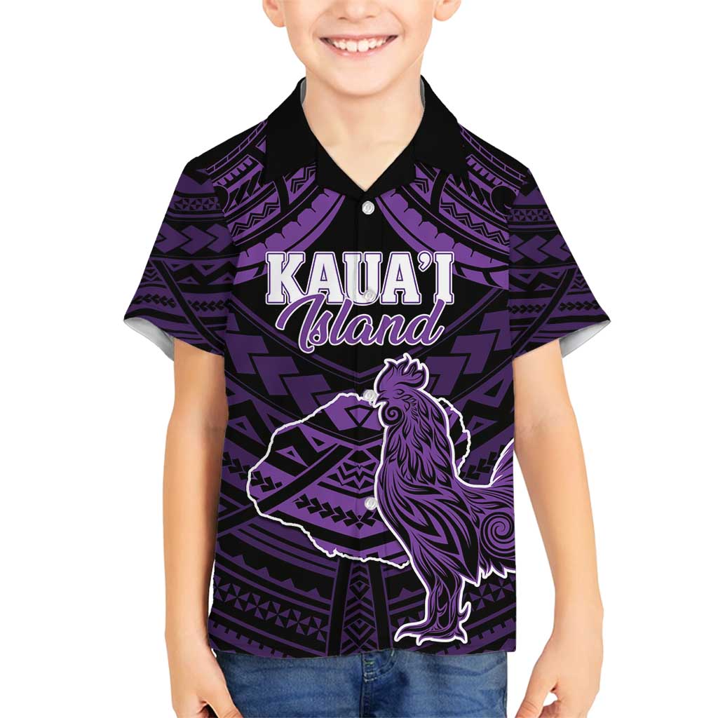 Personalised Hawaii Kauai Island Family Matching Tank Maxi Dress and Hawaiian Shirt Rooster Tribal Tattoo Simple Style