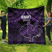 Hawaii Kauai Island Quilt Rooster Tribal Tattoo Simple Style