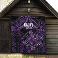 Hawaii Kauai Island Quilt Rooster Tribal Tattoo Simple Style