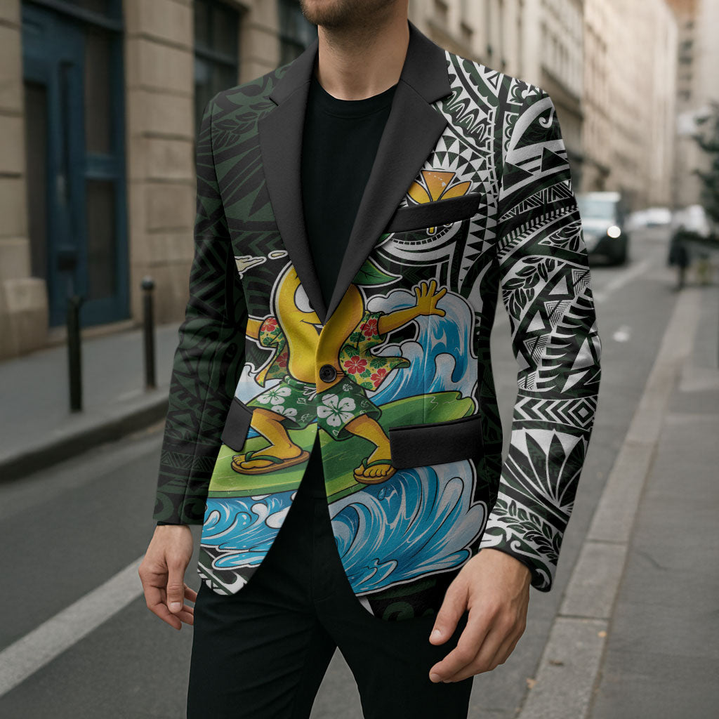 Aloha Hawaii Mango Surfing Blazer Polynesian Style