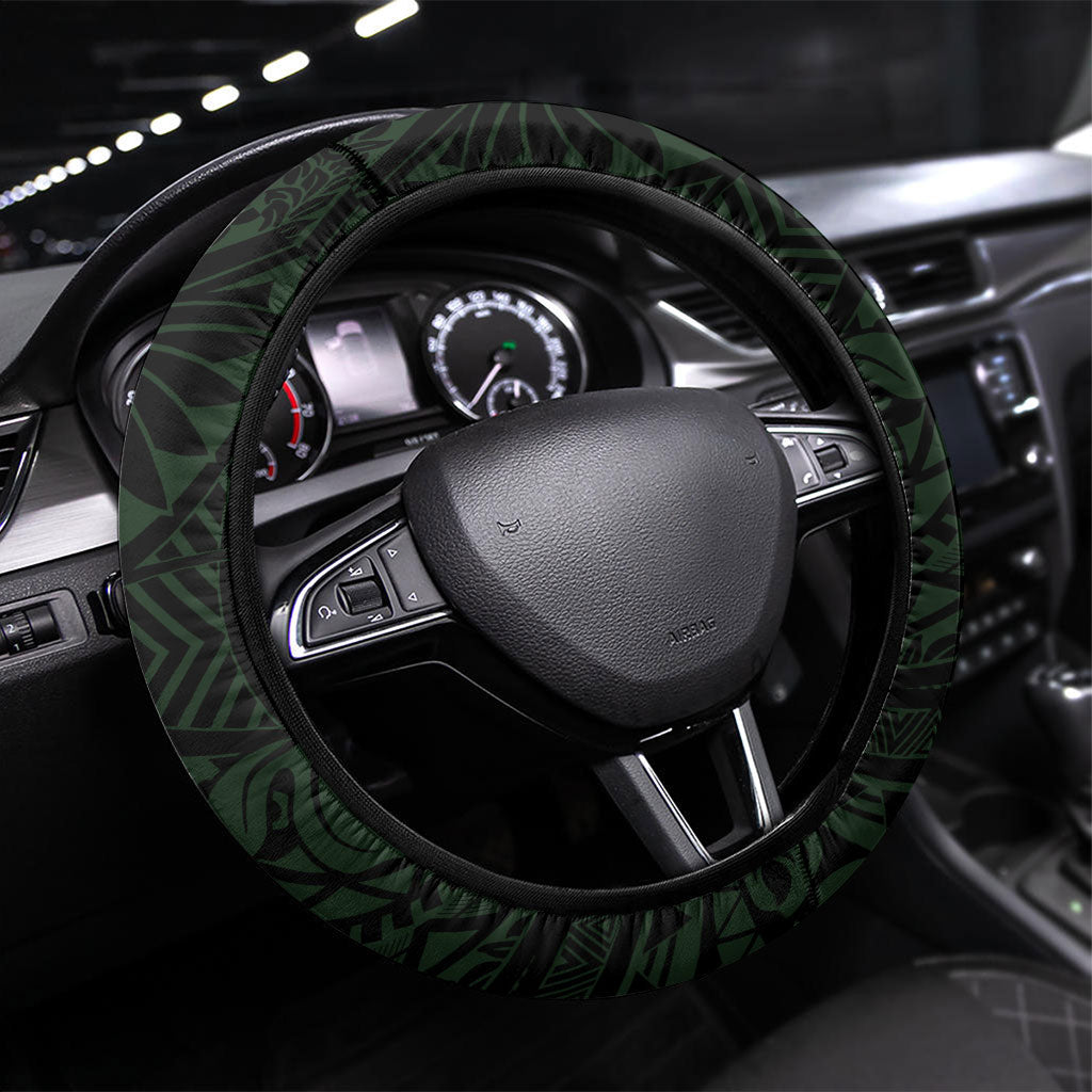 Aloha Hawaii Mango Surfing Steering Wheel Cover Polynesian Style