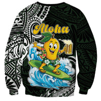 Aloha Hawaii Mango Surfing Sweatshirt Polynesian Style