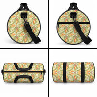Vintage Hawaii Mango Duffle Bag Yellow Green Hawaiian Palaka LT05 - Polynesian Pride