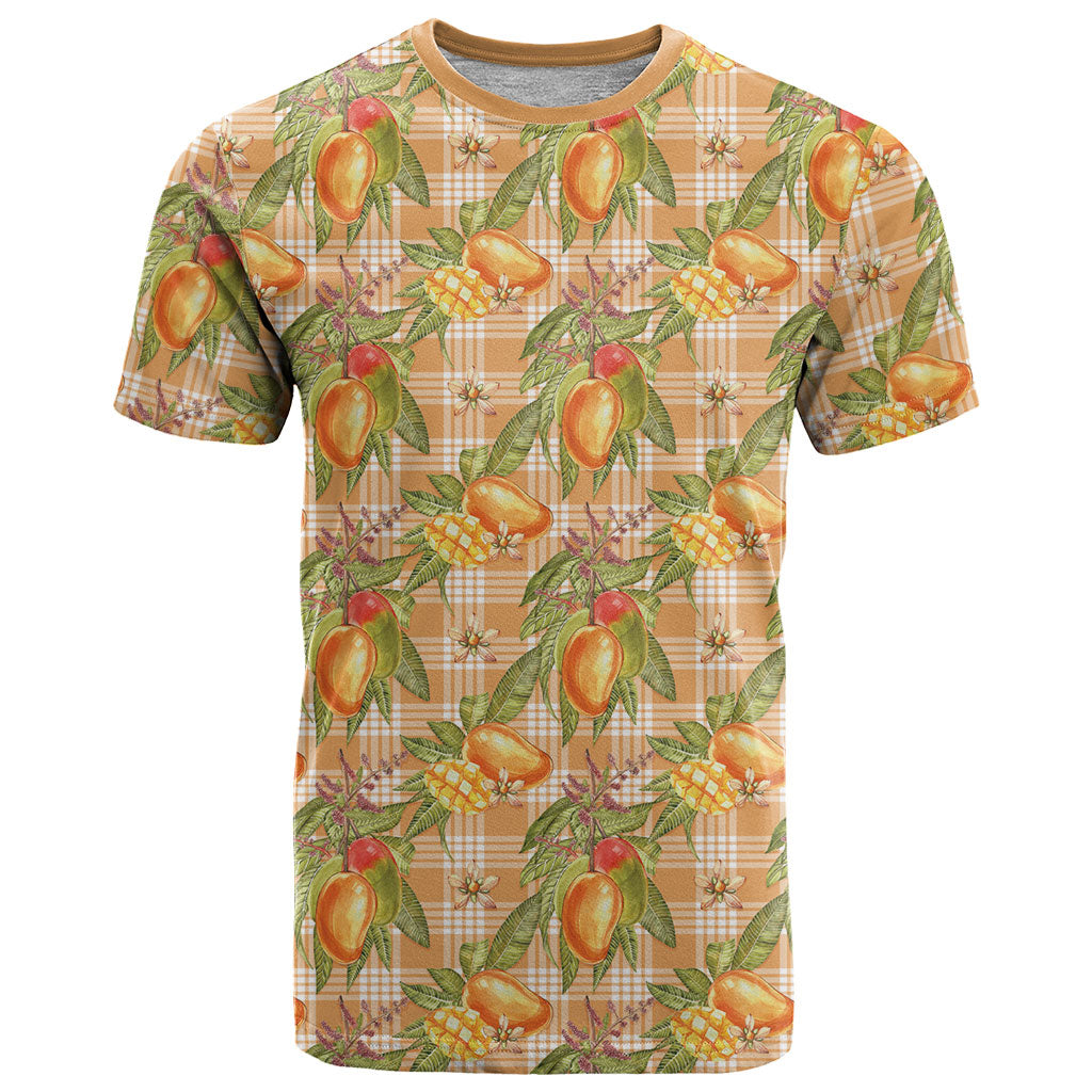 Vintage Hawaii Mango T Shirt Coral Hawaiian Palaka