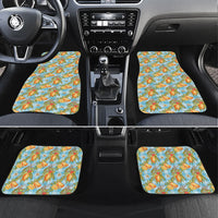 Vintage Hawaii Mango Car Mats Blue Hawaiian Palaka
