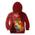 Personalized Tonga Kid Hoodie Coat Of Arms Tongatapu With Ngatu Pattern LT05 - Polynesian Pride