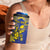 Personalised Niue The Rock 4 in 1 Can Cooler Tumbler Niuean Crab Hiapo Pattern Blue Version