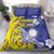 Nauru 92nd Anniversary Of Angam Bedding Set Polynesian Whale Pattern