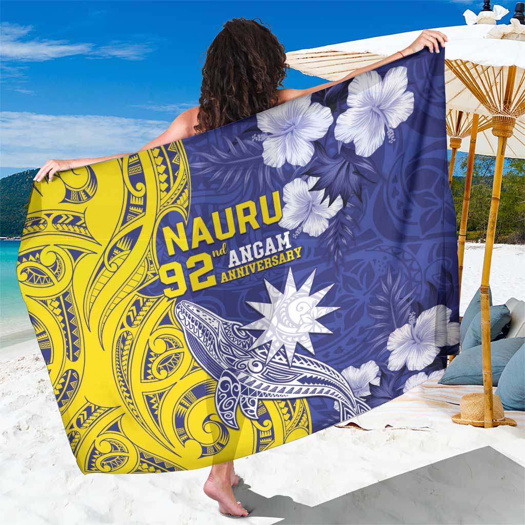 Nauru 92nd Anniversary Of Angam Sarong Polynesian Whale Pattern