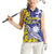 Personalised Nauru 92nd Anniversary Of Angam Women Sleeveless Polo Shirt Polynesian Whale Pattern