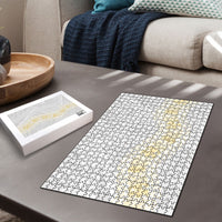 Niue White Sunday Puzzle Niuean Hiapo With Puakenikeni Lei