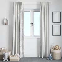 American Samoa White Sunday Window Curtain Polynesian Pattern With Tropical Flowers