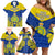 niue-constitution-day-family-matching-off-shoulder-short-dress-and-hawaiian-shirt-coat-of-arms-niuean-hiapo-pattern