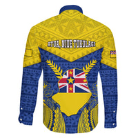 niue-constitution-day-family-matching-summer-maxi-dress-and-hawaiian-shirt-coat-of-arms-niuean-hiapo-pattern