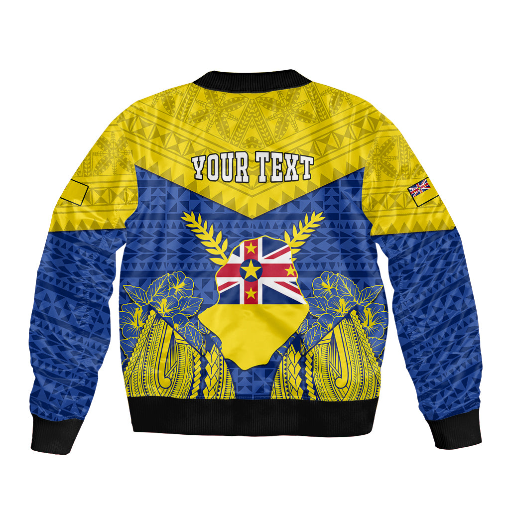 personalized-niue-constitution-day-bomber-jacket-coat-of-arms-niuean-hiapo-pattern