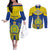 personalized-niue-constitution-day-couples-matching-off-the-shoulder-long-sleeve-dress-and-long-sleeve-button-shirts-coat-of-arms-niuean-hiapo-pattern