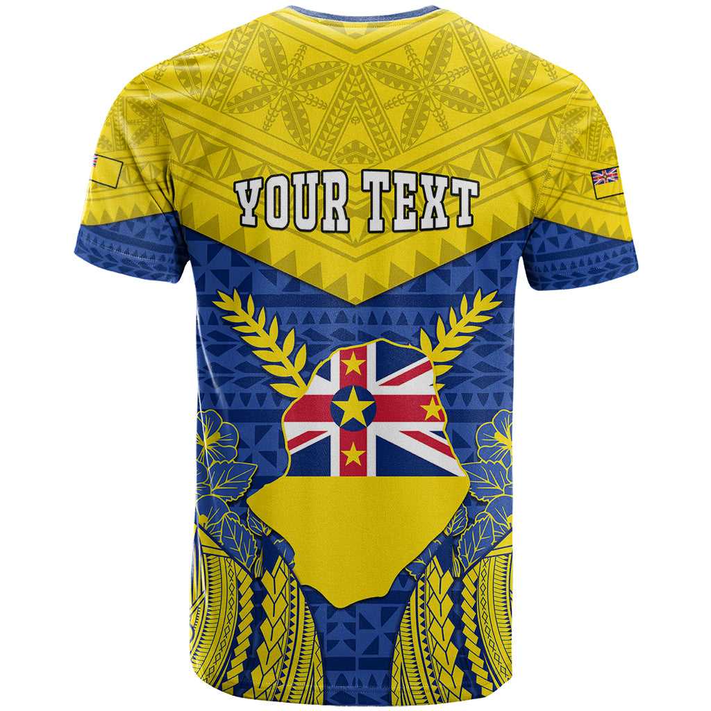 Personalized Niue Constitution Day T Shirt Coat Of Arms Niuean Hiapo Pattern LT05 - Polynesian Pride