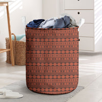 Polynesian Princess Inspired Tapa Pattern Laundry Basket LT05 Red - Polynesian Pride